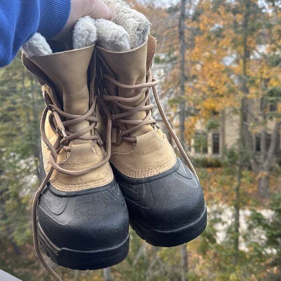 Sorel Boots Womens US 7 EU 38 Sherpa Rubber Winter Waterproof Thinsulate - Picture 14 of 16